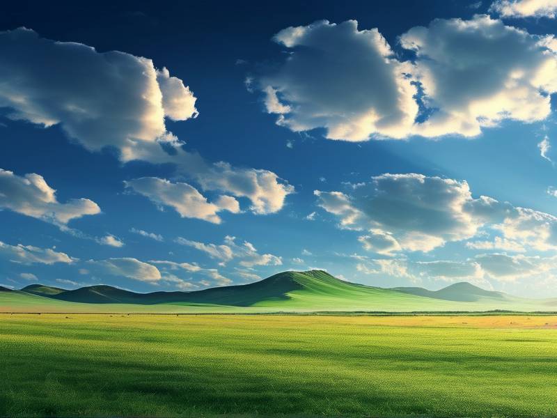 windows桌面壁纸草原是哪里 windows桌面壁纸草原是哪里